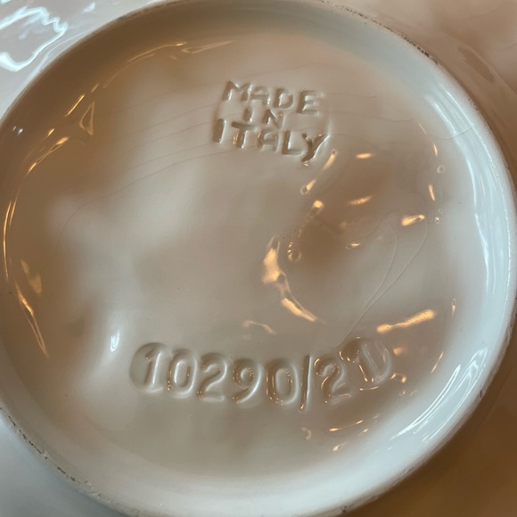 Beautiful Ceramic Fruit Plates 4 Piece Set Made in Italy - Picture 8 of 14